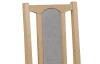 Jedálenská stolička Kolga, dub grandson/šedá tkanina