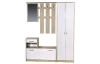 Predsieňová skriňa Astor Cabinet, dub/biela