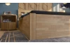 Posteľ s úložným priestorom Tema Box 180x200 cm, prírodný buk