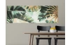 Ručne maľovaný obraz Tropické listy, 120x40 cm