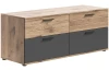 TV skrinka Mason, dub/šedá