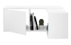 Flexibilný nástenný regál Flex 4, biely