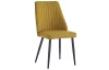 Jedálenská stolička Vicenza, horčicovo žltá látka