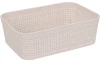 Úložný košík (2 ks) 19x13,5 cm, béžový