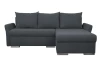 Rohová sedačka Dexter, tmavo šedá látka