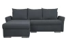 Rohová sedačka Dexter, tmavo šedá látka