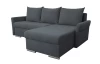 Rohová sedačka Dexter, tmavo šedá látka