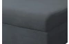Rohová sedačka Dexter, tmavo šedá látka