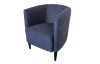 Kreslo Navara, tmavo modrá látka