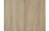 Komoda s policami/botník Manolo 136 cm, dub sonoma/biela
