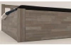 Posteľ s úložným priestorom Tema Box 180x200 cm, šedý buk