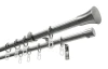 Garnýža Dvojradová 120-210 cm, kov, kužeľ