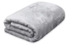 Flanelová deka Viktória 140x200 cm, strieborná