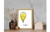 Rámovaný obraz Idea, 20x25 cm