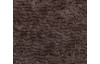 Dekoračný chlpatý vankúš Jane 45x45 cm, tmavo hnedý