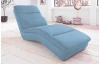 Relaxačné ležadlo Yankee, azúrovo modrá látka