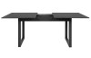 Rozkladací jedálenský stôl Austin 160x90 cm, šedá bridlica