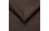 Rohová sedacia súprava Sergio, tmavo hnedá látka, ľavý roh