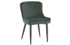 Jedálenská stolička Charlotta, fľaškovo zelená látka