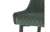 Jedálenská stolička Charlotta, fľaškovo zelená látka
