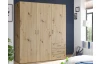 Šatníková skriňa Koski, 150 cm, dub artisan