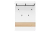 Predsieňový šatníkový panel Memphis, biely/dub artisan