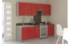 Vrchná kuchynská skrinka Rose 60OK, 60 cm, červený lesk