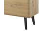 Široká komoda Nordi, dub artisan
