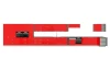 Horná kuchynská skrinka Rose 60G-72, 60 cm, červený lesk