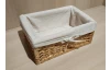Prútený úložný košík vrba, 38x16x28  cm