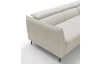 Rohová sedacia súprava Mango, krémová látka, pravý roh