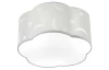 Detské stropné osvetlenie Moony 40 cm, biele