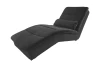 Relaxačné ležadlo Yankee, čierna látka