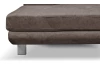 Rohová sedacia súprava Lotos, hnedá látka, ľavý roh