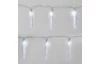 Vianočné girlanda LED 10x cencúľ, 1,35 m, studená biela