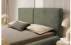Posteľ Inez 180x200 cm, olivovo zelená štruktúrovaná látka
