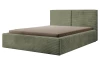 Posteľ Inez 180x200 cm, olivovo zelená štruktúrovaná látka