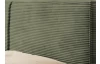 Posteľ Inez 180x200 cm, olivovo zelená štruktúrovaná látka