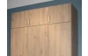 Nadstavec na skriňu Koski, 150 cm, dub artisan