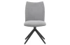 Otočná jedálenská stolička Kassandra, holubia šedá tkanina