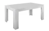 Jedálenský stôl Universal 160x90 cm, biely