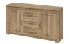 Široká komoda Atik, dub riviera
