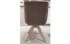 Jedálenská stolička Viborg, hnedá vintage ekokoža