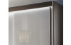 Šatníková skriňa s osvetlením Imperial, 201 cm, orech/sivé sklo