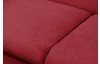 Rohová sedacia súprava Viera, červená látka, ľavý roh