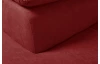Rohová sedacia súprava Viera, červená látka, ľavý roh
