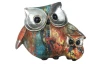 Dekoračná soška Farebné sovy