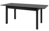 Rozkladací jedálenský stôl Coburg 137x80 cm, antracitový