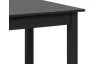 Rozkladací jedálenský stôl Coburg 137x80 cm, antracitový