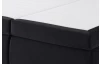 Posteľ boxspring Agnes 180x200 cm,lesklo čierna látka